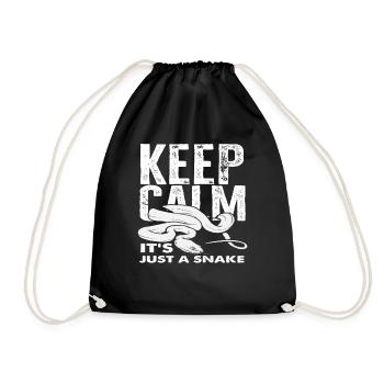 Snake Snake Owner - Drawstring Bag - black - Front