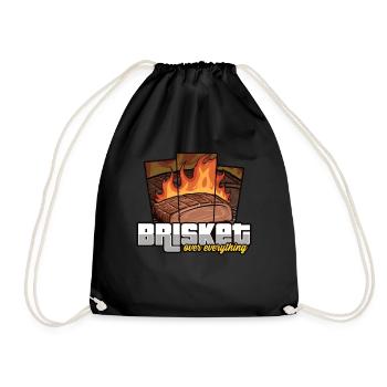 Poitrine de bœuf sur tout Grillades Poitrine de bœuf Barbecue - Sac de sport léger - noir - Devant