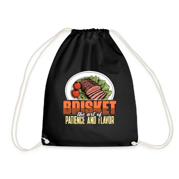 Poitrine de bœuf L’art de la viande grillée Poitrine de bœuf Barbecue - Sac de sport léger - noir - Devant