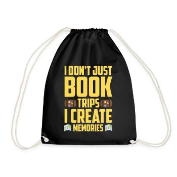 Tourism clerk Travel agency - Drawstring Bag - black - Front