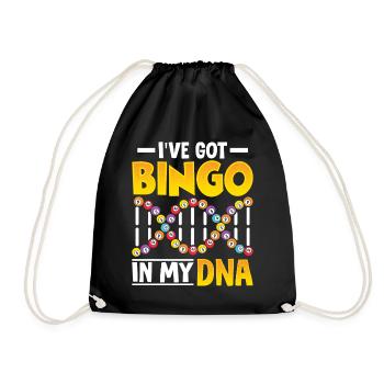 J’ai le bingo dans mon ADN Funny Gamblers DNA Bingo - Sac de sport léger - noir - Devant