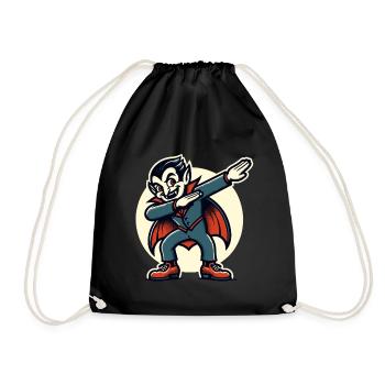 Dabbing vampire Drôle Dabbing Design - Sac de sport léger - noir - Devant