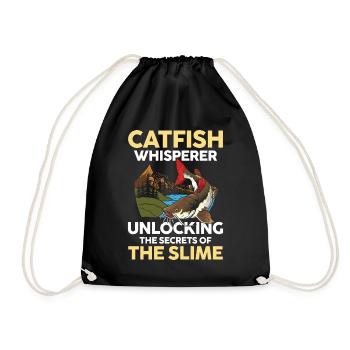 Catfish Whisperer Unlocking The Secrets - Turnbeutel - Schwarz - Vorne
