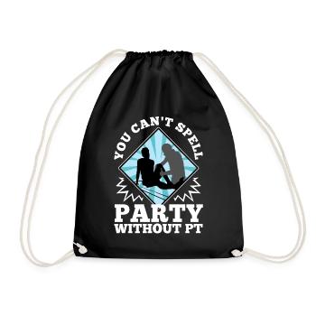 You can't spell party without pt - Turnbeutel - Schwarz - Vorne