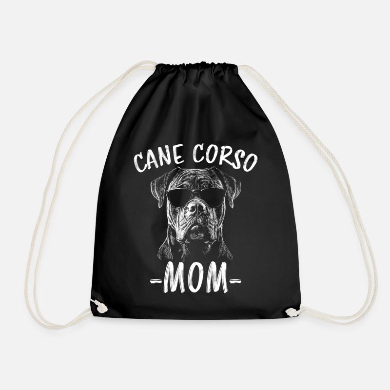 Cane Corso Italiano Mama Mom Cane Corso Geschenk - Turnbeutel - Schwarz