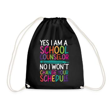 Conseiller scolaire Oui Je suis une école - Sac de sport léger - noir - Devant
