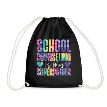 Conseillère scolaire Tie Dye School - Sac de sport léger - noir - Devant