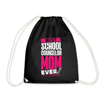Conseillère scolaire Maman Meilleure école - Sac de sport léger - noir - Devant