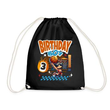 Basketball 3e anniversaire - Sac de sport léger - noir - Devant