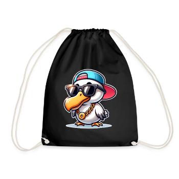 Dodo - Drawstring Bag - black - Front