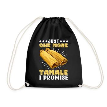 Tamale Mexikanisches Essen Tamale Liebhaber - Turnbeutel - Schwarz - Vorne