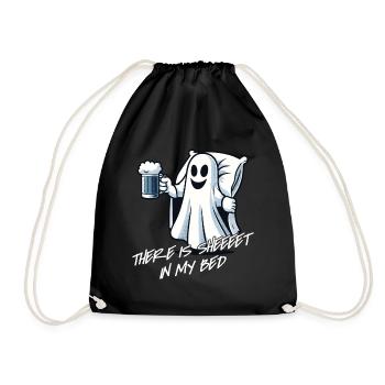 Drôle de fantôme disant costume d’Halloween - Sac de sport léger - noir - Devant