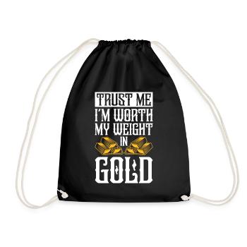 Goldsmith Gold Jewelry Manufacturer Gold Jewelry - Drawstring Bag - black - Front