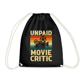 Unpaid Movie Critic, Filmmaker - Turnbeutel - Schwarz - Vorne