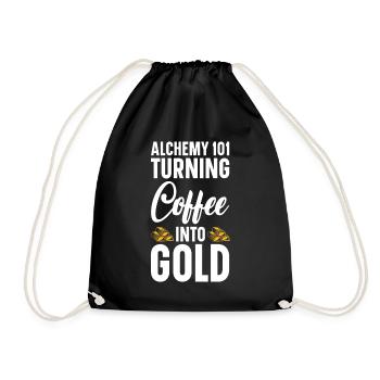 Goldsmith Gold Jewelry Manufacturer Gold Jewelry - Drawstring Bag - black - Front