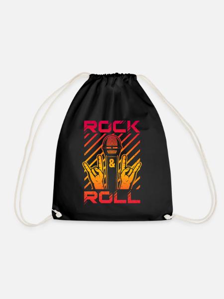 Rock & Roll - Turnbeutel - Schwarz