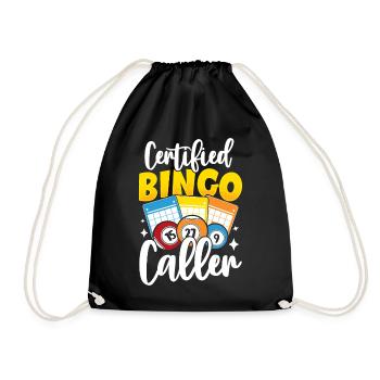 Certifié Bingo Caller Funny Gambling Holler - Sac de sport léger - noir - Devant