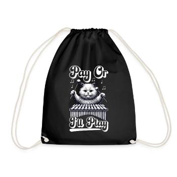 Vibraphon, vibraphoniste - Sac de sport léger - noir - Devant
