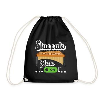 Vibraphon, vibraphoniste - Sac de sport léger - noir - Devant