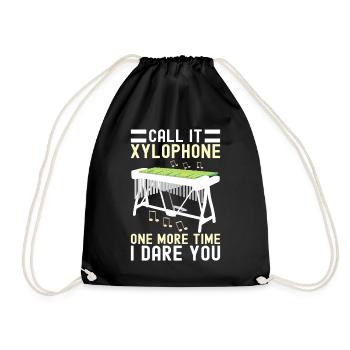 Vibraphon, vibraphoniste - Sac de sport léger - noir - Devant
