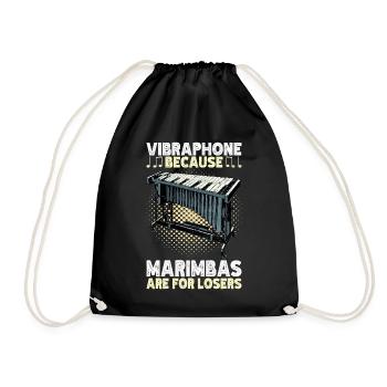 Vibraphon, vibraphoniste - Sac de sport léger - noir - Devant