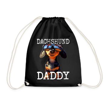 Teckel Papa Teckel Papa Viennois Papa Fête des Pères - Sac de sport léger - noir - Devant