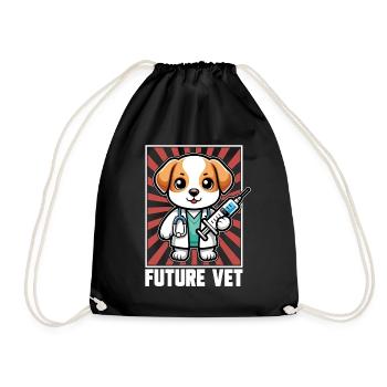 Veterinary Medicine Future Vet Veterinary Practice - Turnbeutel - Schwarz - Vorne