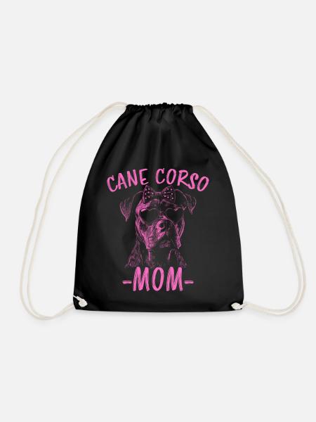 Cane Corso Italiano Mama Mom Cane Corso Geschenk - Turnbeutel - Schwarz