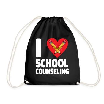 Conseiller scolaire Cœur I (Cœur) - Sac de sport léger - noir - Devant