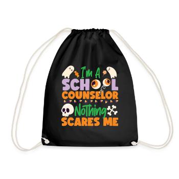 Conseillère scolaire Maman Halloween Je suis - Sac de sport léger - noir - Devant