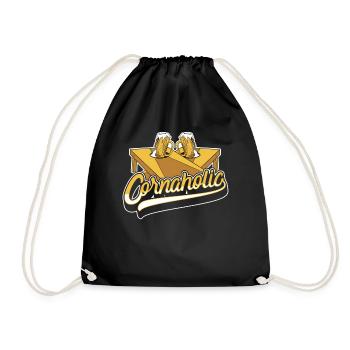 Cornaholic Spielbretter Sitzsack Professional - Turnbeutel - Schwarz - Vorne