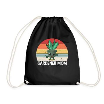 Jardinage Maman Jardinier Amateur Maman - Sac de sport léger - noir - Devant
