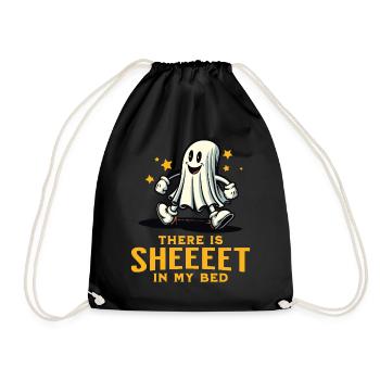 Costume d’Halloween Drôle Fantômes Disant Effrayant - Sac de sport léger - noir - Devant