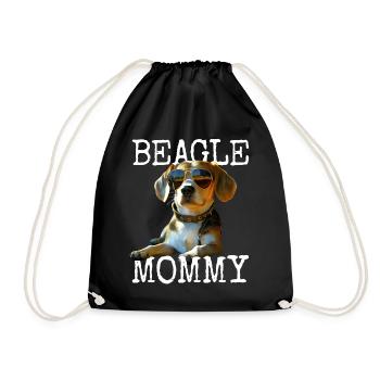 Beagle Maman Chiens Maman Maman Fête des Mères Beagles Maman - Sac de sport léger - noir - Devant