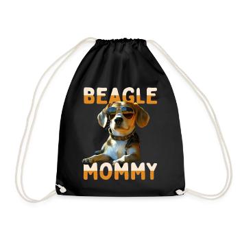 Beagle Maman Chiens Maman Maman Fête des Mères Beagles Maman - Sac de sport léger - noir - Devant