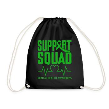 Escouade de soutien en santé mentale - Sac de sport léger - noir - Devant