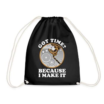 Watchmaker Watchmaking Horologist Horologies - Drawstring Bag - black - Front