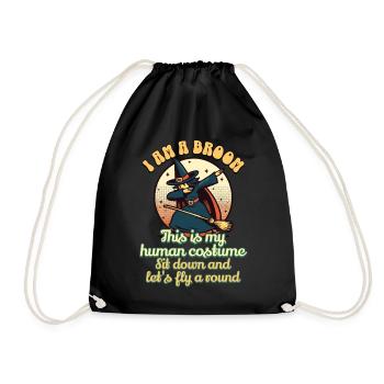 Drôle Halloween Sorcière Scarme Déguisement Effrayant - Sac de sport léger - noir - Devant