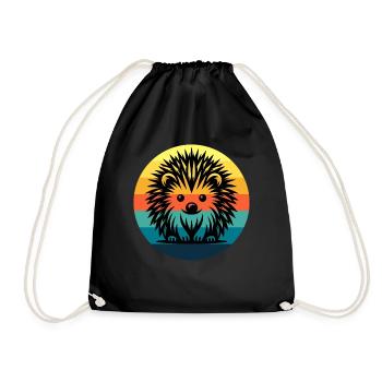 Hérisson - Sac de sport léger - noir - Devant