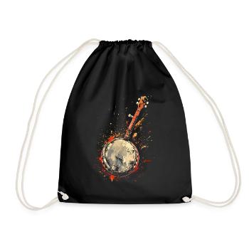 Banjo Éclaboussures de Couleur - Sac de sport léger - noir - Devant