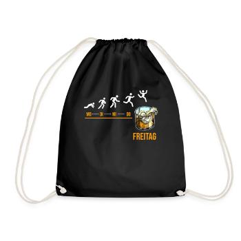 Fête du vendredi ! Le whisky, idée cadeau, pour les connaisseurs - Sac de sport léger - noir - Devant