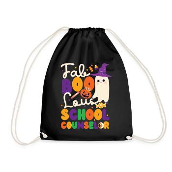 Conseiller scolaire Halloween Ghost - Sac de sport léger - noir - Devant