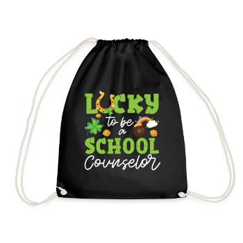 Conseillère scolaire Fête de la Saint-Patrick - Sac de sport léger - noir - Devant