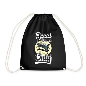 Vibraphon, vibraphoniste - Sac de sport léger - noir - Devant
