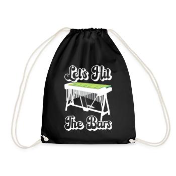 Vibraphon, vibraphoniste - Sac de sport léger - noir - Devant