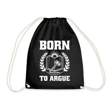 Lawyer Lawyer Court Public Prosecutor - Drawstring Bag - black - Front