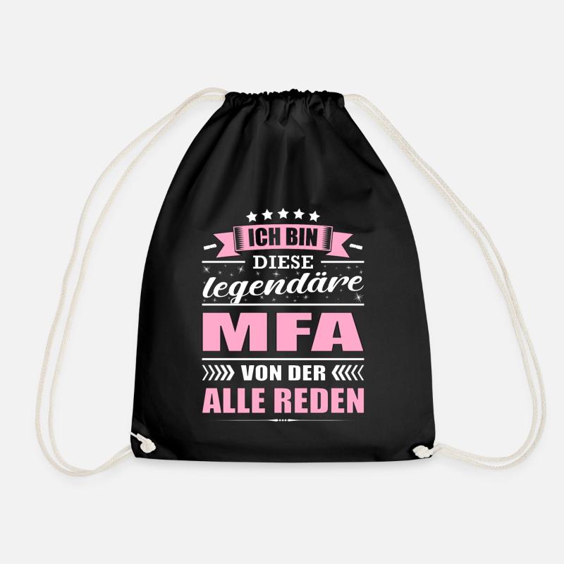 Ich Bin Diese Legendäre MFA Arzthelferin - Turnbeutel - Schwarz