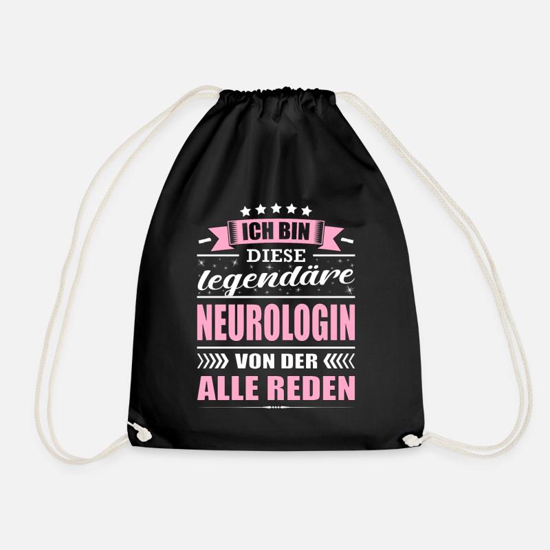 Ich Bin Diese Legendäre Neurologin Ärztin - Turnbeutel - Schwarz