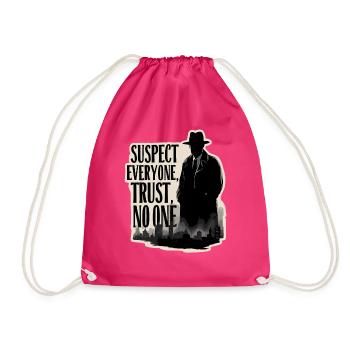 Soupçonnez tout le monde, ne faites confiance à personne Meurtre - Sac de sport léger - fuchsia - Devant