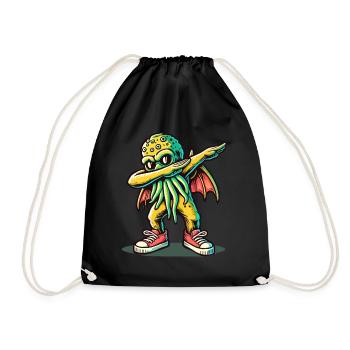 Dabbing drôle Cthulhu Dabbing Design - Sac de sport léger - noir - Devant